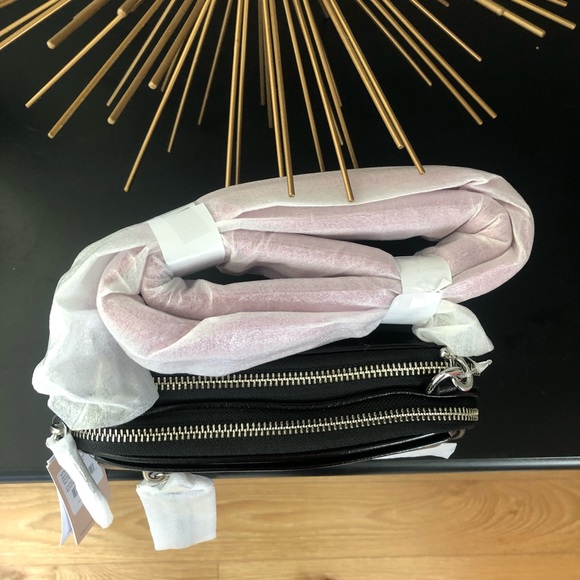 REBECCA MINKOFF LEATHER CROSSBODY BAG, NWT - Picture 6 of 8